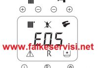 Falke Kombi E05 Hatası Falke Kombi E 05 Arıza Kodu ve Cözümü