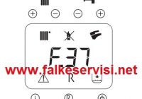 Falke Kombi F37 Hatası Falke Kombi F37 Arıza Kodu ve Cözümü